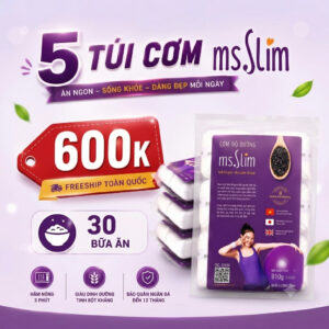 5 túi cơm tím msslim