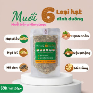 muối 6 loại hạt dinh dưỡng